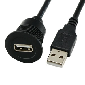 สายต่อ USB 2.0 แบบตัวผู้-ตัวเมีย สำหรับติดตั้งในรถยนต์ กันน้ำ รองรับกระแสไฟ 3A - Product Image 3