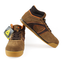Chaussures de sécurité Delta Plus S1P en daim avec embout composite, sans métal, anti-perforation, antidérapantes pour la logistique d'entrepôt