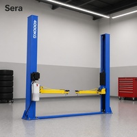 Sera Pont élévateur hydraulique à deux colonnes et double vérin de haute qualité 4000 kg 8800 lbs avec garantie de 12 mois
