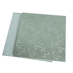 Tablero cuadrado de tartas de MDF, Base de tambor de pastel dorado de plata blanca para decoración de tartas, Círculo de fábrica al por mayor - Product Image 5