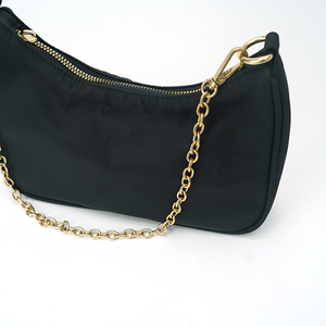 BSCI Factory New Fashion Custom Tote <strong>Bag</strong> Luxury Single Gold Tone Thin Chain Strap Designer Inspired Chain <strong>Bag</strong> Shoulder <strong>Bag</strong> - Product Image 4