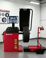 Balanceador de Neumáticos LCD con Posicionamiento Láser, Elevador de Ruedas para Máquina de Balanceo de Neumáticos de 10'' a 28'', Certificado CE para Taller