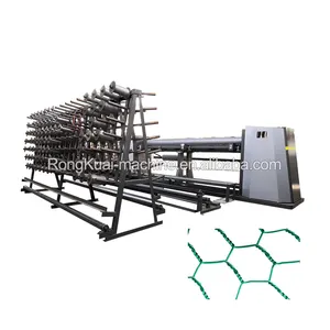 Máquina de rede de fio de malha hexagonal automática completa