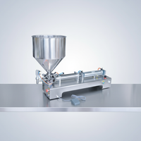 Remplisseuse pneumatique horizontale à piston haute précision pour pâtes