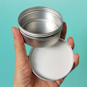 Pot vide en aluminium pour baume à lèvres, exfoliant, crème pour les mains, cire capillaire, crème réparatrice pour les yeux, emballage de soins de la peau - Product Image 1