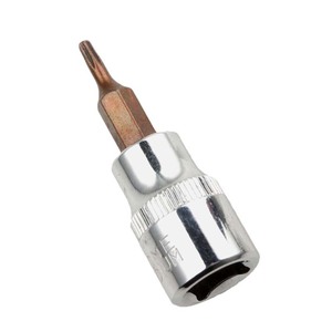 Chrome Plated 1/4 In Hex Socket Bit Set For Furniture Assembly Short Hex Drive Tool - Product Image 3