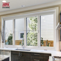 Ventanas Corredizas Horizontales de PVC con Aislamiento Térmico, Vidrio Doble Insonorizado, Modernas y de Lujo
