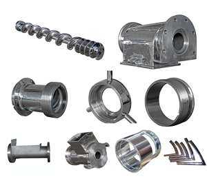 Pièces <span class=keywords><strong>de</strong></span> broyeur à viande en acier inoxydable moulé par investissement OEM, barils, polissage miroir, vis sans fin - Product Image 1