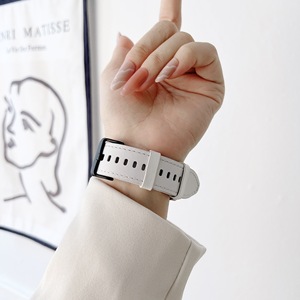 <span class=keywords><strong>Correa</strong></span> de cuero para <span class=keywords><strong>Samsung</strong></span> <span class=keywords><strong>Galaxy</strong></span> <span class=keywords><strong>Watch</strong></span> <span class=keywords><strong>4</strong></span>, pulsera clásica de <span class=keywords><strong>46mm</strong></span> y 40mm, sin huecos - Product Image 6