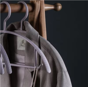 Space Saving Durable European Luxury <strong>Plastic</strong> Semicircle <strong>Hangers</strong> Household Non-slip Multifunctional - Product Image 3