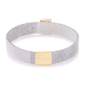 Bracciale da donna For Guess in acciaio inossidabile placcato oro con zirconi a farfalla, regalo trendy per matrimoni e feste - Product Image 2
