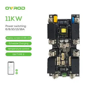 Pengisi daya mobil Ev papan kontrol OVROD, pengisi daya Ac 3,5 kW 7kW 16A 32A papan Pcb Motherboard Ev portabel