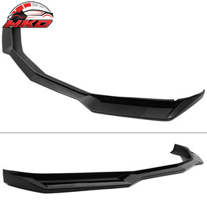 Convient pour Chevrolet Camaro LT et RS 2016-2018, lèvre de pare-chocs avant style ZL1, noir brillant - Product Image 3