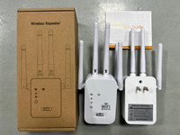 Repetidor WIFI transfronterizo 300M amplificador de señal hogar 4 antena extensor de red amplificador de señal de penetración de pared