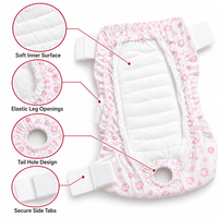 Vente en gros usine Couches jetables pour chien femelle, avec dessus doux, noyau haute absorption et ajustement élastique pour la protection quotidienne