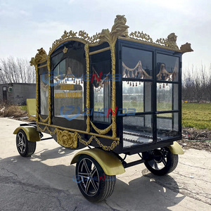 Classic Car White Funeral Hearse New Custom Made Funeral Hearse High Quality Electric Funeral Hearse Car Special Transportation - Product Image 4