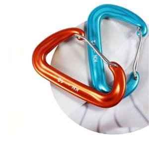 Boucle d'alpinisme 12KN <span class=keywords><strong>Mousqueton</strong></span> d'escalade <span class=keywords><strong>ultra</strong></span> léger 7075 Mousquetons verrouillables en aluminium - Product Image 6