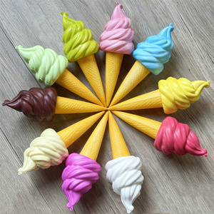 Décoration créative en forme de champignon pour vitrine de magasin de crème glacée, jouet suspendu, modèle alimentaire DIY, doux, 25CM, coloré, amusant, pour desserts - Product Image 4