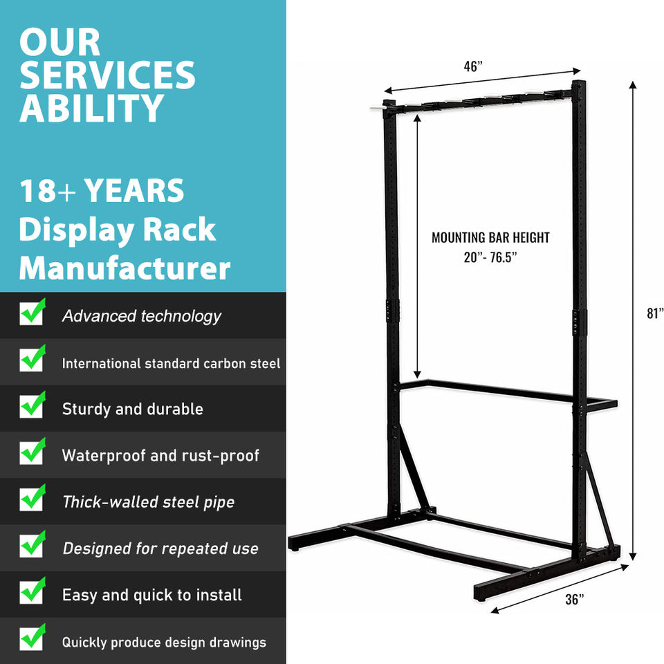 Electric Bike Organizer Display Stand - Freestanding & Stylish