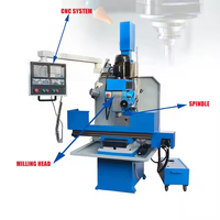 ZXK50C Fraiseuse verticale CNC à 2 axes Centre de forage et de fraisage de fabrication chinoise