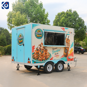 รถขายอาหารเคลื่อนที่ CAMPTRL พิซซ่า กาแฟ ฮอทดอก รถขายอาหารขนาดเล็ก รถตู้ขายไอศกรีม พร้อมอุปกรณ์ครบครัน ได้รับใบรับรอง DOT - Product Image 2