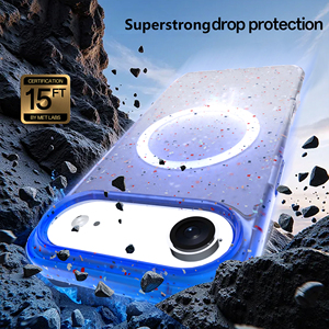 Protégez l'utilisation de la terre Recyclé GRS Gradient Liquide Silicone Couverture Magnétique Sans Fil Charge Téléphone Cas pour <span class=keywords><strong>iPhone</strong></span> 17 16 15 <span class=keywords><strong>14</strong></span> Pro Max - Product Image 6