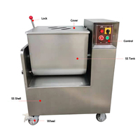 Mezcladora de Carne Comercial de 35 KG, 50 KG, 70 KG, 100 KG, 120 KG, 150 KG, Mezcladora de Salchichas, Mezcladora de Carne Eléctrica en Venta