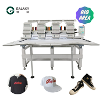 GALAXY Machine à broder 4 têtes, brodeuses industrielles, machine à broder des casquettes