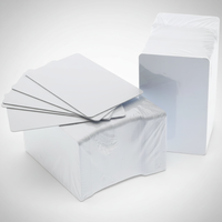 Carte de visite professionnelle vierge en PVC plastique de haute qualité, personnalisable par impression numérique, jet d'encre, sublimation, offset, laminée