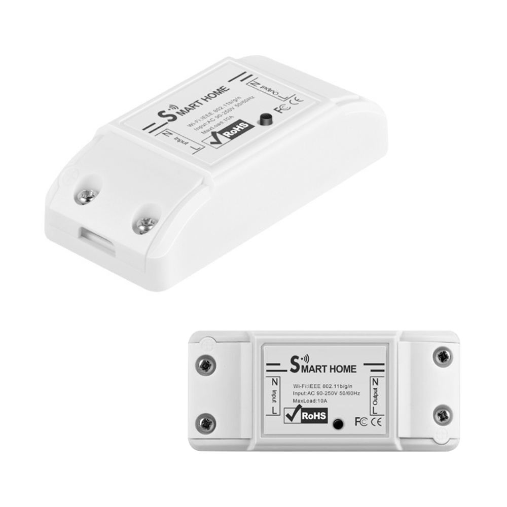 10A 30-50m Alexa Google Assistant Home Automation Smart Home Wireless Remote Controller Timer WiFi Switch Module