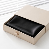 Funda de Almohada de Seda de Morera 100% de Lujo, Tejida, 22 Momme, Grado 6A, Cierre Envelope, Tamaños Estándar Queen y King