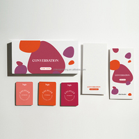 Jeu de cartes personnalisé pour couples, conversation amusante et romantique, 3 jeux de cartes avec boîte magnétique pour une connexion plus profonde et des conversations intimes