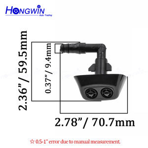 12803972 12803973 12 803 972  Buse de lave-phare de voiture pour Saab 9-3 Kombi Cabriolet 9-<span class=keywords><strong>3X</strong></span> Opel Signum Vectra C <span class=keywords><strong>Caravan</strong></span> CC - Product Image 5