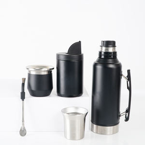 Juego de <span class=keywords><strong>Mate</strong></span> de Acero Inoxidable, Botella Térmica de Acero Inoxidable de 1200 ml, Bombilla y Cepillo para Limpiar la Bombilla - Product Image 5