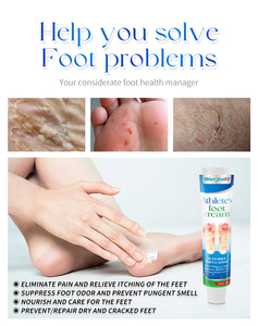 Crema per Piede d'Atleta Wangtailn |   Allevia il prurito, l'odore dei piedi e le talloni screpolati |   Cura dei piedi per pelle secca e irritata 20g - Product Image 5