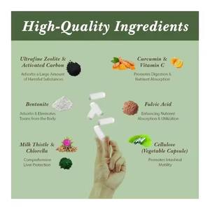 OEM/ODMクルクミン + ビタミンCサプリメントカプセル栄養補助食品栄養吸収を促進し、腸の健康をサポート - Product Image 3