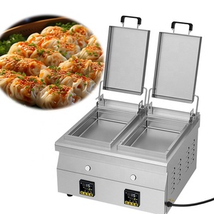 Máquina automática japonesa <span class=keywords><strong>Gyoza</strong></span>, freidora de bolas de masa hervida, máquina de bolas de masa hervida <span class=keywords><strong>Gyoza</strong></span> frita y máquina multifunción Potsticker para bolas de masa hervida - Product Image 3