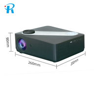 Projecteur intelligent Android P3 1080P Optique Décodage 4K Haute luminosité Connectivité WiFi Correction trapézoïdale manuelle Portable