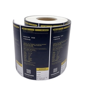 Etiquetas Adhesivas de Vinilo Negro Mate para Negocios, Impresión de Etiquetas Personalizadas con Logotipo en Rollo, Etiquetas de Embalaje, Adhesivo para Pestañas, Etiqueta Privada - Product Image 5