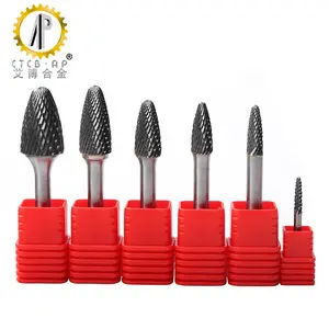 Grinding Metal Cutters Solid Carbide Burr Set Tungsten Carbide Rotary File Cutting Burs Tool Rotary Carbide Burrs