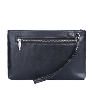 Nouveaux portefeuilles longs pour hommes en cuir PU solide avec fermeture éclair et sangle de poignée, style portefeuille de <span class=keywords><strong>téléphone</strong></span> pour hommes - Product Image 4