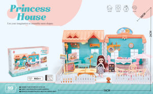 Maison de poupée <span class=keywords><strong>Gabby</strong></span>, accessoire miniature, pas cher, bricolage, 95 pièces, maison de poupée, 3d avec lumière tuyau en Spray, idée cadeau, 2022 - Product Image 6