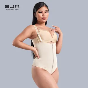 Yüzyıl güzellik Shapewear Bodysuit yüksek kalite zayıflama vücut şekillendirici külot artı boyutu ayarlanabilir kayış şekillendirici giymek