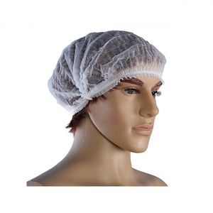 Bán buôn dùng một lần tóc <span class=keywords><strong>Net</strong></span> nhà máy thực phẩm spa chăm sóc cá nhân Head Cover Clip cap MOB cap đàn hồi không dệt dùng một lần CE màu xanh - Product Image 6