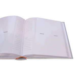 <span class=keywords><strong>Foto</strong></span> <span class=keywords><strong>200</strong></span> copertina in pelle Color argento <span class=keywords><strong>Album</strong></span> fotografico 4x6 "Slip in Memo Book rilegato collezione di <span class=keywords><strong>foto</strong></span> - Product Image 4