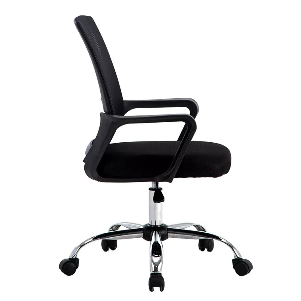 Haute noir allemagne meilleure vente chaise de bureau leader tournante mécanisme de verrouillage chaises de bureau en maille allemande avec roues