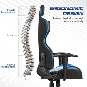 <span class=keywords><strong>Black</strong></span> <span class=keywords><strong>Friday</strong></span> Descuento Silla de juego de gran tamaño Ps5 Silla de juego profesional de cuero PU Oficina Dormitorio Sala de estar Silla de juego - Product Image 5