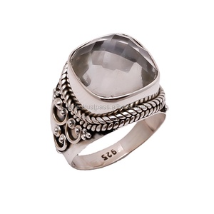 Natural Gemstone <b>Crystal</b> <b>Rings</b> Handmade Fine Jewelry 925 Sterling Silver <b>Rings</b> Manufacturer - Product Image 1