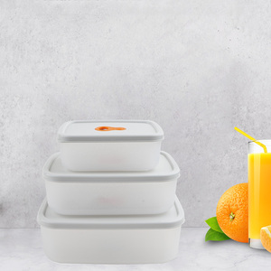 Recipientes para Almacenar Alimentos con Tapas Herméticas, Recipientes de Plástico para Almacenar Alimentos en la Cocina, Recipientes Reutilizables a Prueba de Fugas para Preparar Comidas - Product Image 5