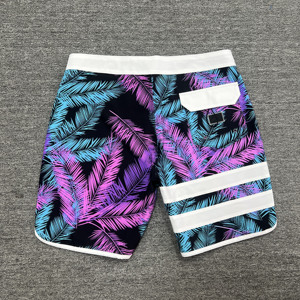 Shorts de bain pour hommes, séchage rapide, hydrofuges, avec cordon de serrage, pour la natation et le surf - Product Image 2